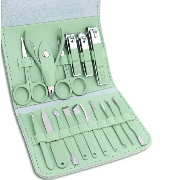 Steel Nail Cutter box-(16ps) Manicure Set. image 2