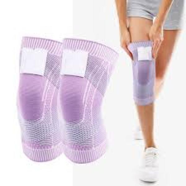 Knee Compression Sleeve With Patella Stabilizer Straps image 4