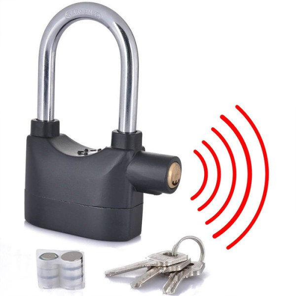 Security Alarm Lock - Black image 1