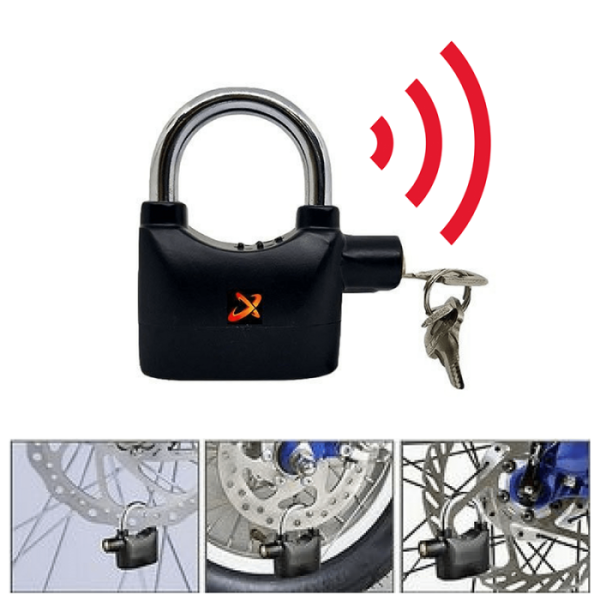 Security Alarm Lock - Black image 3