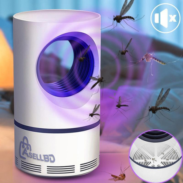 Vortex USB Mosquito Lamp Physical Silent Mosquito Killer - White image 1