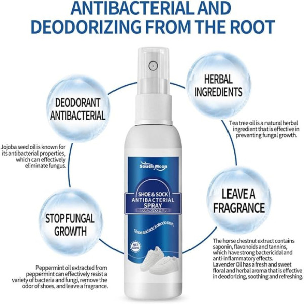 Shoe & Sock Antibacterial Spray image 2