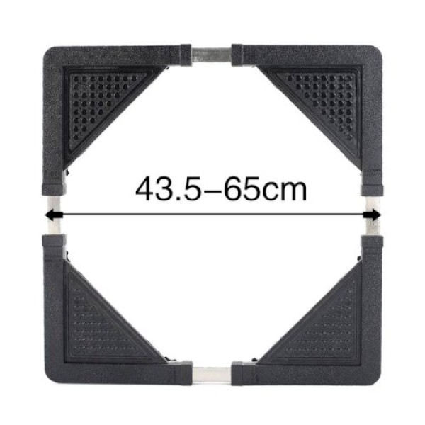 Roller Washing Machine Refrigerator Base Reinforced Retractable Movable Rack with Wheels Kitchen Fridge Base image 1