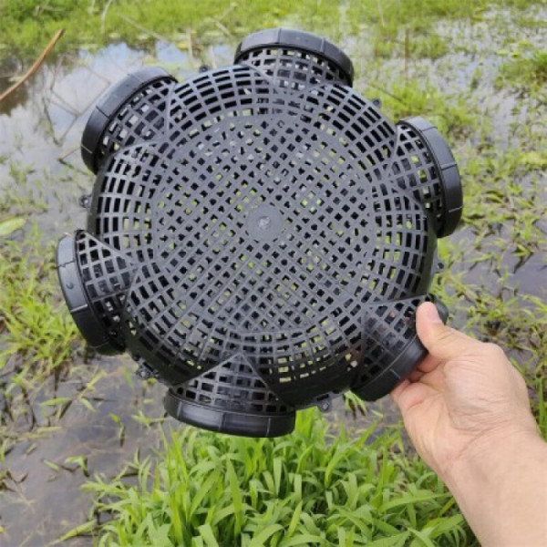 Fishing Cage Basket Plastic (7-Hole) image 4